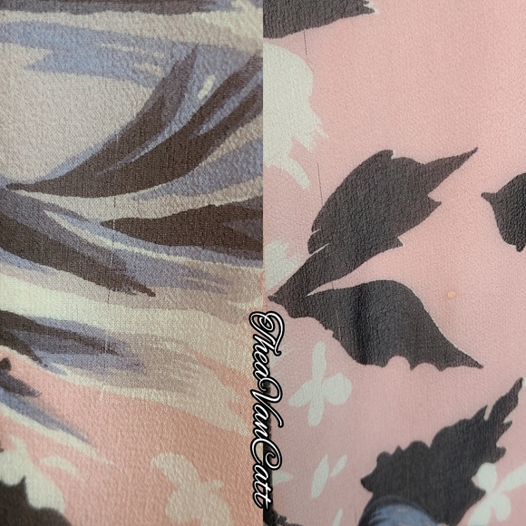 Betsey Johnson New York๐น roses floral sheer overlay lace details midi skirt 90s - Picture 8 of 8